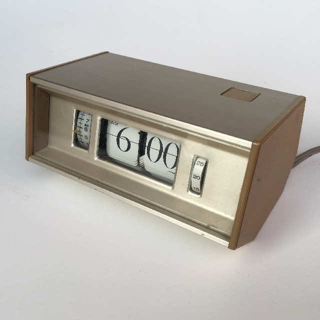 CLOCK, Flip Clock - 1980s Rose Gold